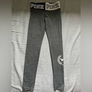 PINK Victoria’s Secret Gray Yoga Leggings